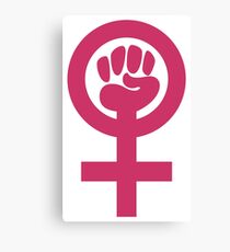 Feminist Symbol Canvas Print