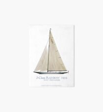J-Class Rainbow 1934, tony fernandes Art Board