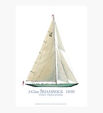 J Class Shamrock 1930, tony fernandes Photographic Print