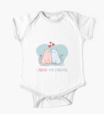 I Meow You Forever Kurzärmeliger Einteiler