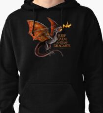Drogon (Game of Thrones) Art Print Pullover Hoodie