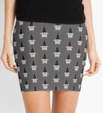 Black Metal Gnome Mini Skirt