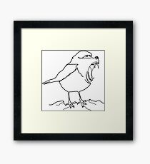 Baboon or bird Framed Print