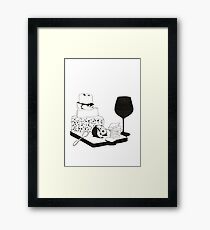 Cheese board Framed Print