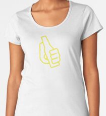 Milwaukee Baseball Drink Up Outlined Women's Premium T-Shirt