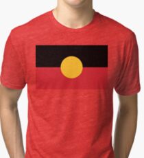 Australian Aboriginal Flag Tri-blend T-Shirt