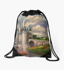 Castle of Dreams Drawstring Bag