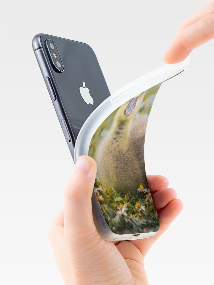 Alternate view of the quizzical gosling iPhone Case & Cover
