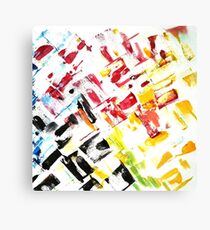 Abstract pattern, colorful, bright, geometric pattern Canvas Print