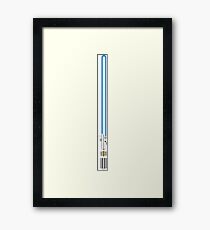 Luke Skywalker Lightsaber Framed Print