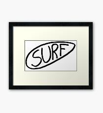 Surf Framed Print