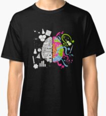 Brain Art Colors Sience Classic T-Shirt