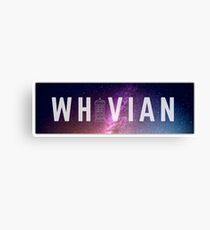 Whovian Canvas Print