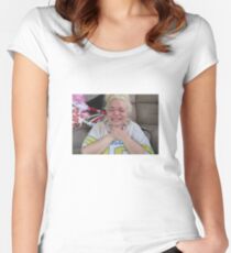 Trisha Paytas Crying Meme Women's Fitted Scoop T-Shirt