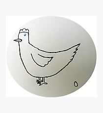 Hen - Poule - Martin Boisvert Photographic Print