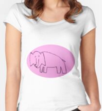Éléphant - Martin Boisvert T-shirt échancré