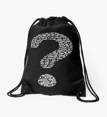 Mochila saco Camila Cabello - Tengo preguntas Susurros (Blanco)