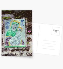Madonna Wall Tile Postcards