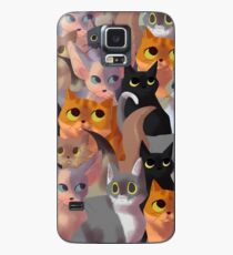 Viele Katzen Hülle & Klebefolie für Samsung Galaxy