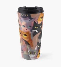 Viele Katzen Thermobecher