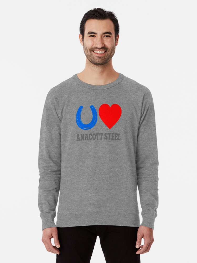 Blue Horseshoe Loves Anacott Steel Wall Street Movie Quote Lightweight Sweatshirt By Everything Shop Redbubble