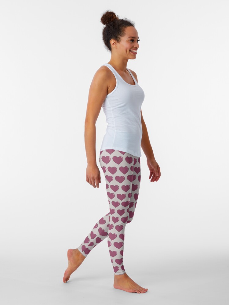 Alternate view of Valentine's Day Hearts Leggings