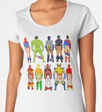 Superhero Butts Women's Premium T-Shirt