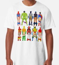 Camiseta larga Extremos de superhéroe