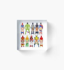 Superhero Butts Acrylic Block