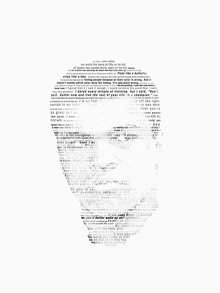 "Rumble Young Man Rumble Ali TShirt" Tshirt by bendyclickr Redbubble