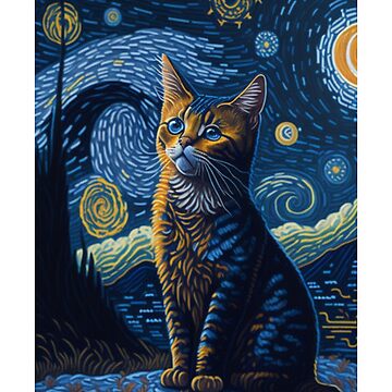 Chihuahua Art Van Gogh Starry Night over the Rhone Jigsaw Puzzle