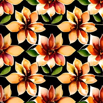 Artwork thumbnail, Flower Pattern "Marcus" by patternsforp