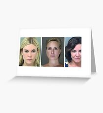 Wirkliche Hausfrauen von New- Yorkbecher Grußkarte