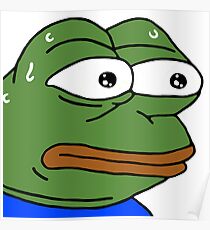 monkaS Twitch Emote Poster