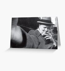 Churchill Selfie Imagined Greeting Card