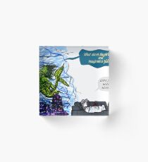 Game shows over mermaids Acrylic Block