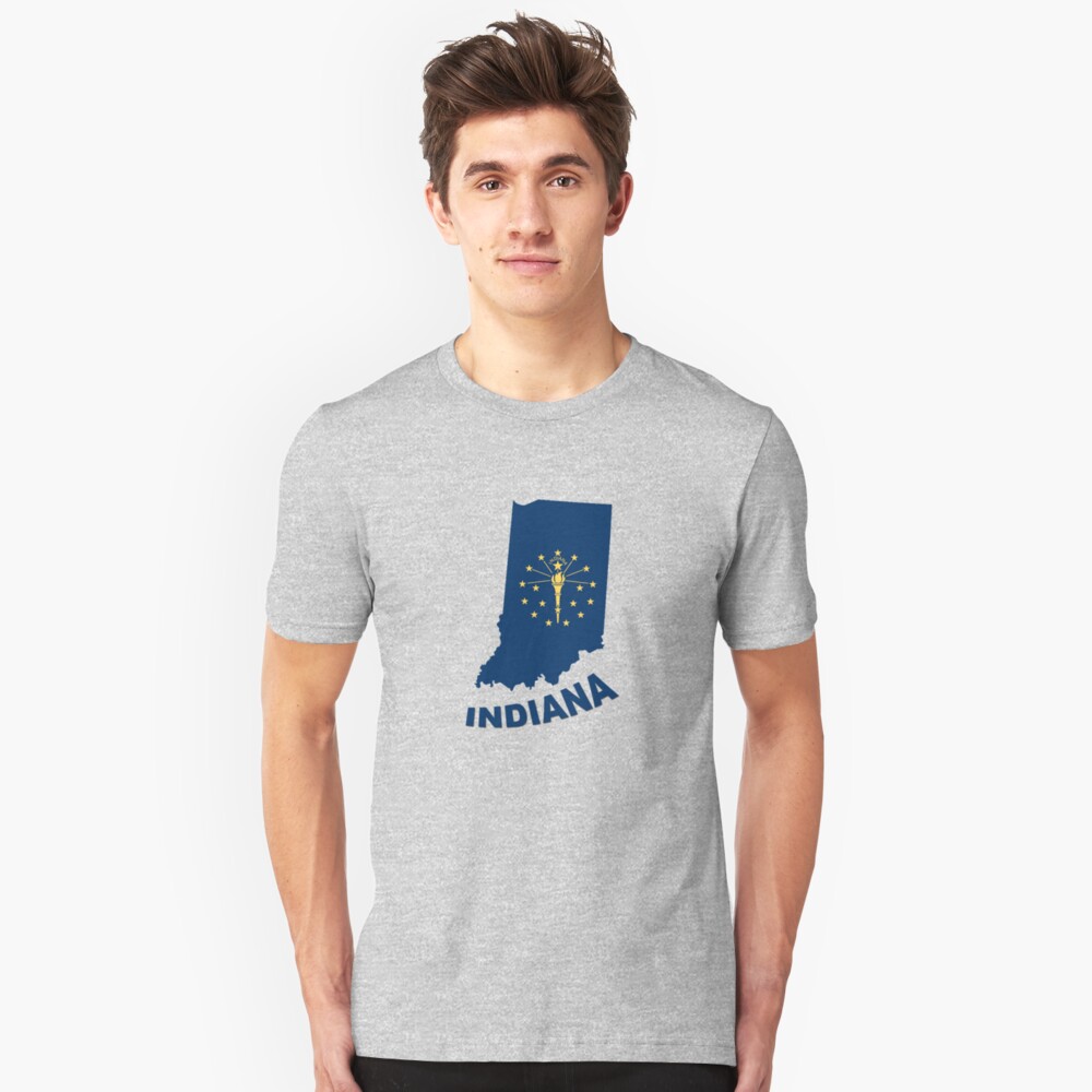 "indiana state flag" Tshirt by peteroxcliffe Redbubble