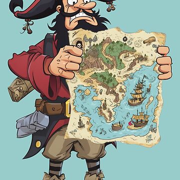 cartoon pirate captain
