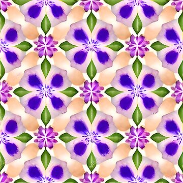 Artwork thumbnail, Flower Pattern "Nathaniel" by patternsforp