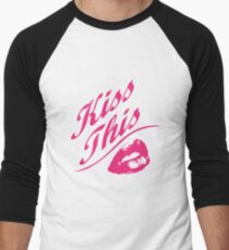 Kiss This Baseballshirt für Männer