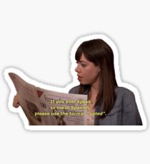 puertorriqueña April Ludgate Sticker