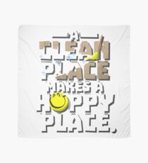 A Clean Place, A Happy Place Cleaning Obsessed T shirt Scarf
