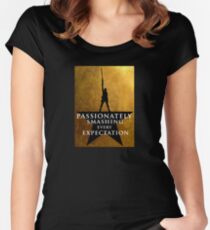 Star Wars - Hamilton Mashup: Lightsaber Rey (Quote #3) Women's Fitted Scoop T-Shirt