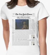 7 Days Later - The New York TImes Women's Fitted T-Shirt
