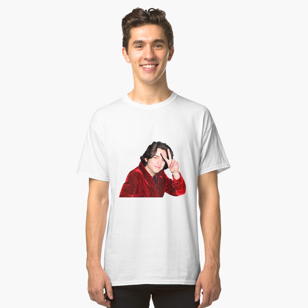 timothee chalamet heart shirt