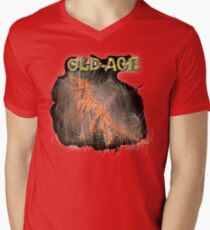 Dinosaur fun funny-Old Age- Lifestyle accessories. Men's V-Neck T-Shirt