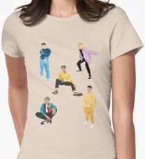 PRETTYMUCH ALL MEMBERS Women's Fitted T-Shirt