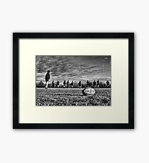 Warm up Framed Print
