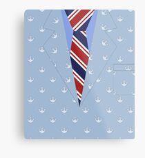 Mayor of Shark City Jacket Metal Print