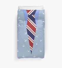 Mayor of Shark City Jacket Duvet Cover